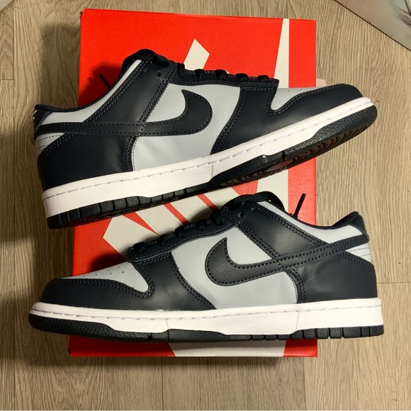 New Nike Dunk Low Georgetown GS Sizes 5.5Y/7W CW1590-004 - Picture 8 of 12